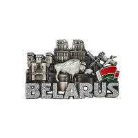 Магнит с блестками Беларусь
