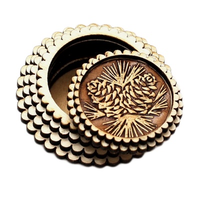 Шкатулка береста, 27-1-100A