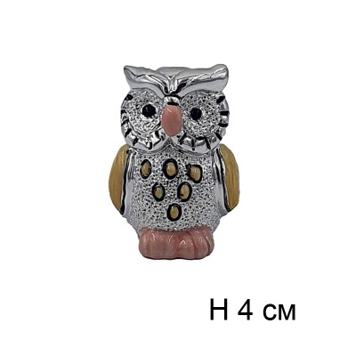 Фигурка Совушка серебро, арт.136983