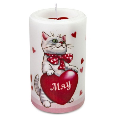 Свеча пеньковая подарочная 60х100, 6612